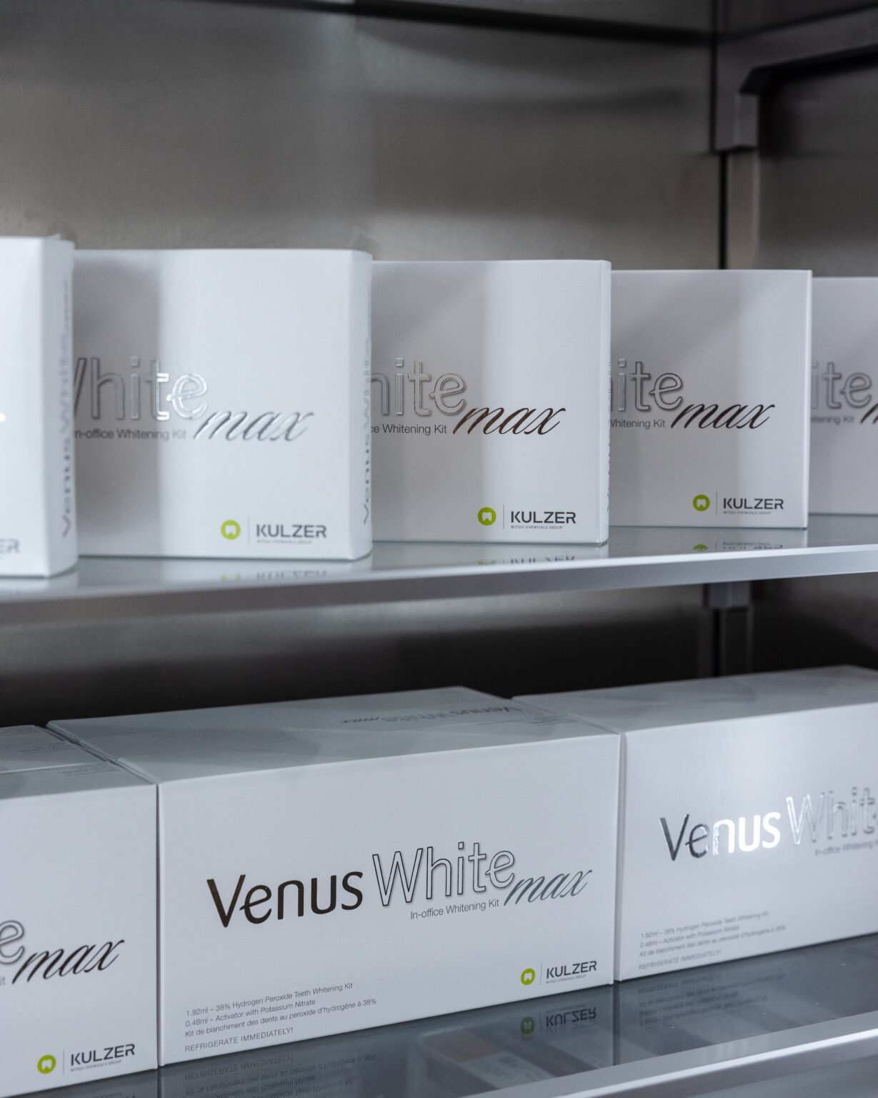 Venus White Max professional whitening gel boxes